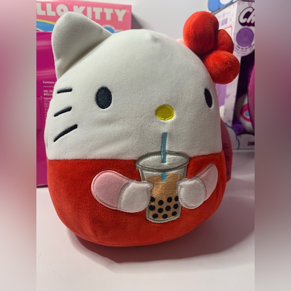 Hello Kitty Boba Squishmallow
